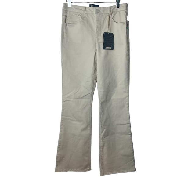 Democracy Blanch Almond Luxe Touch High Rise Itty Bitty More Boot Jeans - Picture 3 of 13